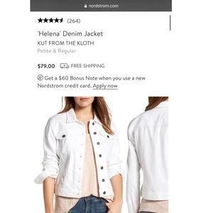 'Helena' Denim Jacket 
KUT FROM THE KLOTH